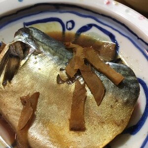 超簡単、さばの煮付け